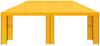 vidaXL Garten Pavillon 6 x 3 m Gelb Polyester und Stahl 190 3376014 Bild 3