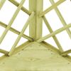 vidaXL Eckpergola mit Bank 130×130×197 cm Kiefernholz Imprägniert 49029 Bild 4