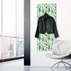 Queence Garderobe - "Green C." Druck auf hochwertigem Arcylglas inkl. Edelstahlhaken und Aufhängung, Format: 50x120cm Bild 2