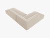 Micadoni Ecksofa Ruby 4-Sitzer Links Samt Salvador Beige Bild 4