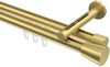 Innenlauf-Gardinenstangen-Set Siteno Sitra 100 cm, 2-läufig, 20 mm Ø Messing-Optik Bild 1