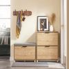 SoBuy FSR200-II-N Schuhschrank, MDF, Lackiert, Helle Eiche, 60 x 83 x 24 cm Bild 2