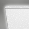 BRILONER Leuchten - LED Deckenlampe mit Sternenhimmel, LED Deckenleuchte Sternendekor, Backlighteffekt, Flach, Neutralweißes Licht, 370 x 370 x 50 mm, chrom-matt Bild 3