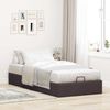 vidaXL Ottoman-Bett ohne Matratze Dunkelbraun 80x200 cm Stoff 3310836 Bild 3