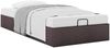 vidaXL Ottoman-Bett ohne Matratze Dunkelbraun 80x200 cm Stoff 3310836 Bild 5