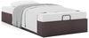 vidaXL Ottoman-Bett ohne Matratze Dunkelbraun 80x200 cm Stoff 3310836 Bild 4