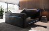 Boxspringbett Pluto mit TV Lift, RGB und Stauraum 200x200 Schwarz H3 (70-100kg) Bild 5