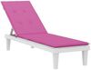 vidaXL Liegestuhl-Auflage, Oxford-Gewebe rosa, 180 x 50 x 3 cm Bild 3