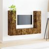 vidaXL TV-Schrankset 6 pcs Geräucherte Eiche Holzwerkstoff 3409110 Bild 4
