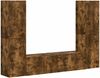 vidaXL TV-Schrankset 6 pcs Geräucherte Eiche Holzwerkstoff 3409110 Bild 2