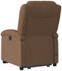 vidaXL Massagesessel mit Aufstehhilfe Braun Stoff 3204180 Bild 5