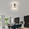 RGB LED Deckenlampe, Blattsilber Design mit Kristallen, AMY Bild 5
