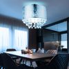 RGB LED Deckenlampe, Blattsilber Design mit Kristallen, AMY Bild 3