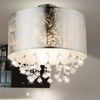 RGB LED Deckenlampe, Blattsilber Design mit Kristallen, AMY Bild 4