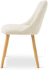 GOEURVANT 993 Esszimmerstühle 2er-Set, Chenille - Creme Bild 4