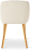 GOEURVANT 993 Esszimmerstühle 2er-Set, Chenille - Creme Bild 5