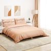 vidaXL Bettwäsche-Set, Baumwolle rosa, 140x200 cm Bild 1