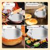 Smash Burgerpresse 14cm Edelstahl Burger Smasher für Grill Leicht zu Reinigen Bild 4