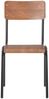 vidaXL Esszimmerstühle 2 Stk. Braun Massives Sperrholz Stahl 280084 Bild 2