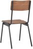 vidaXL Esszimmerstühle 2 Stk. Braun Massives Sperrholz Stahl 280084 Bild 5