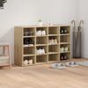 vidaXL Schuhschrank Sonoma-Eiche 103 x 30 x 67 cm Holzwerkstoff 808732 Bild 4