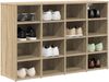 vidaXL Schuhschrank Sonoma-Eiche 103 x 30 x 67 cm Holzwerkstoff 808732 Bild 3
