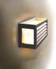 Heitronic Nr. 500614-HE Outdoor Wandleuchte Sevilla mit Lamellen anthrazit E27 IP65 Bild 4