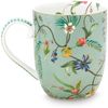 PIP STUDIO Jolie Flowers Blue Becher mit Henkel klein Set2 Bild 2
