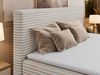 Boxspringbett mit Bettkasten TILION, Bett 180x200 cm mit 7-Zonen-Multipocket-Kern H3, Cord Boxspringbett, Polsterbett, Topper T25 - Beige Cord Bild 5