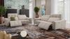Sofanella 3-Sitzer SALENTO Stoffcouch Stoffsofa hochwertig in Gelb S: 200 Breite x 100 Tiefe Bild 3
