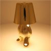 Tischlampe in Gold Nachttisch LED Beleuchtung stehender Mann 2700–6500 K Bild 4