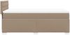 vidaXL Boxspringbett mit Matratze Cappuccino-Braun 90x200cm Kunstleder 3286107 Bild 5