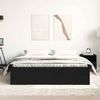 vidaXL Bettgestell ohne Matratze Schwarz Eichen-Optik 160x200 cm 3329334 Bild 3