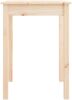 vidaXL Esstisch 55x55x75 cm Massivholz Kiefer 814254 Bild 3