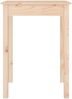 vidaXL Esstisch 55x55x75 cm Massivholz Kiefer 814254 Bild 4