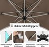 Sonnenschirm Ampelschirm Ø325cm mit Kurbel & Neigungsverstellung Bild 5