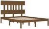 Massivholzbett Honigbraun 200x200 cm [3104761] Bild 4