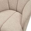 Drehsessel Mojo aus Bouclé-Stoff, modern und drehbar, Beige, komfortabel gepolstert Bild 3