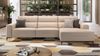 Sofanella Ecksofa TERAMO Ledersofa Eckgarnitur Eckcouch in Grau S: 260 Breite x 101 Tiefe Bild 3