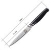 ZAYIKO Spickmesser NAMI Allzweckmesser 12,50 cm Klinge I Edelstahl mit ABS Griff Bild 2