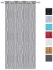 Fadenvorhang Lurex-Optik Fadengardine Türvorhang mit Ösen, trendige Dekoration in vielen verschiedenen Ausführungen erhältlich (140x250 cm / anthrazit - dunkelgrau) Bild 5