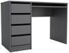 Schreibtisch Bürotisch Computertisch Tisch A700 110x55x77 cm Anthrazit Bild 2