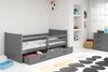 BMS Kinderbett Rico Graphit mit Bettkasten und 2 Matratzen Bild 4