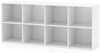 COSTWAY Bücherregal, Bücherschrank mit 8 Fächern 121,5x29x61cm Bild 4