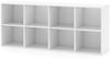 COSTWAY Bücherregal, Bücherschrank mit 8 Fächern 121,5x29x61cm Bild 5