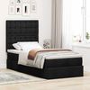 vidaXL Ottomane Bett mit Matratze & LEDs Schwarz 80x200 cm Stoff 3314129 Bild 4