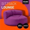 Lumaland runde Outdoor Sitzsack-Lounge, Polyester, Lila, 90 x 50 cm, 320 l Bild 2