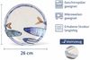 WestCraft Speiseteller Teller im mediterranen Design mit Sardinen-Motiv 2.0, Maritime Teller, (4 St), 4er Set, hochwertig und robust - langlebig und vielseitig einsetzbar Bild 3