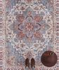 Vintage Teppich Anthea Cyanblau - 160x230x0,5cm Bild 3