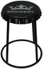 Hocker Metall massivum Cappy schwarz 40x50x40 cm Bottle-Cap-Design Sitzhocker Küchenhocker Bistrostuhl Bar Barmöbel Industrial Style Bild 3